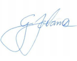 secretary signature