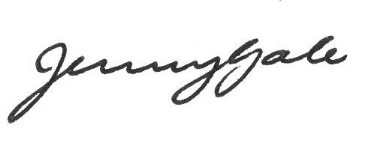 Jenny Gale Signature block