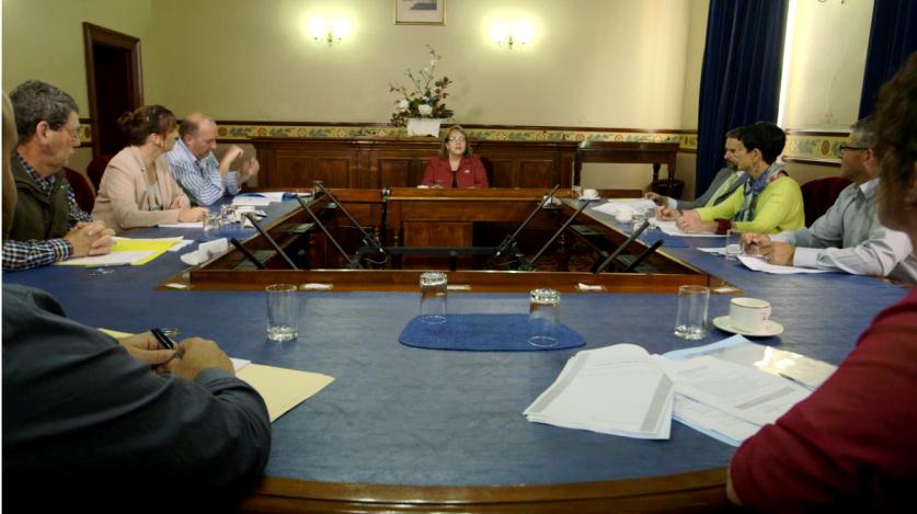 view of council meeting