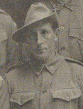 Sepia photo of Edward Piper in World War One Uniform