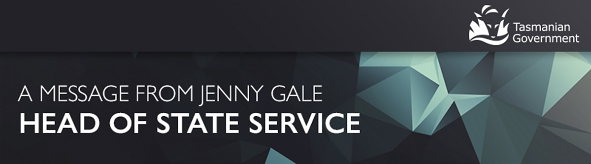 Jenny Gale, Head of the State Service, message to all staff