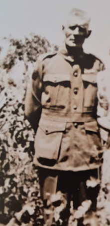 William Angus Wyllie wearing Second World War uniform