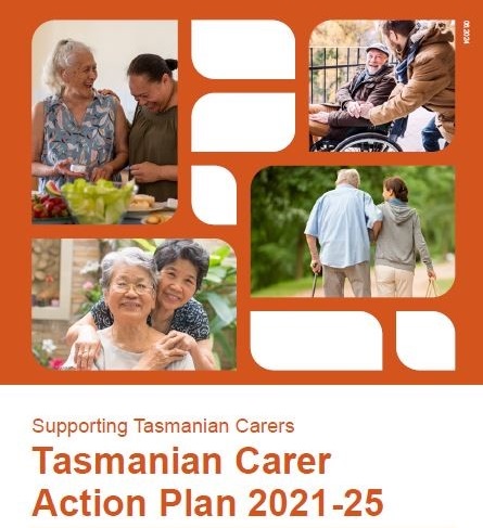 Images of people being helped to prepare food; walking on a forest path and meeting a person in a wheelchair. 