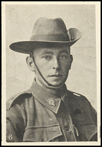 Sepia photo of Sergeant Brown