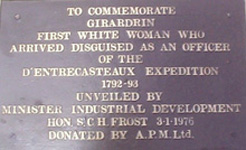 Girardin plaque