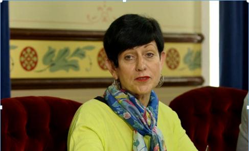 This is a screen shot from the video showing Councillor Jenkins stating that she does not have an private interest in the council decision